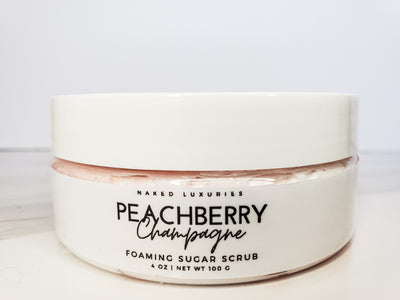 Picture of Peachberry Champagne Foaming Sugar Scrub