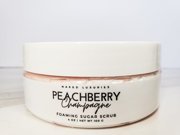 Picture of Peachberry Champagne Foaming Sugar Scrub