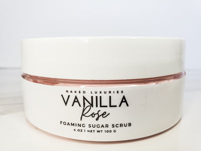 Picture of Vanilla Rose Foaming Sugar Scrub