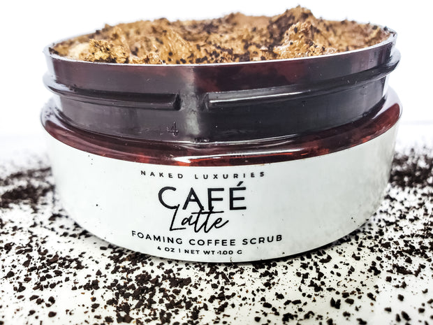 Picture of Café Latte Foaming Coffee Scrub Texture